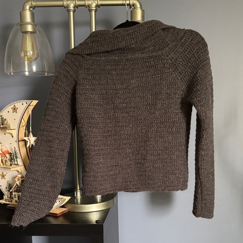 Zara Charcoal Button-Up Cardigan - image 4